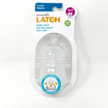 Munchkin LATCH Stage 2 Bottle Nipples 2 Pack BPA FREE 3m+  NEW - $28.37