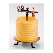 Candle by The Hour - Decoration 60 Hour Design Coil Candle Made from Beeswax (20 - £19.40 GBP