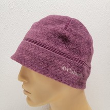 Columbia Purple Omni-Heat Thermal Reflective Fleece Beanie Winter Hat Wo... - $14.75