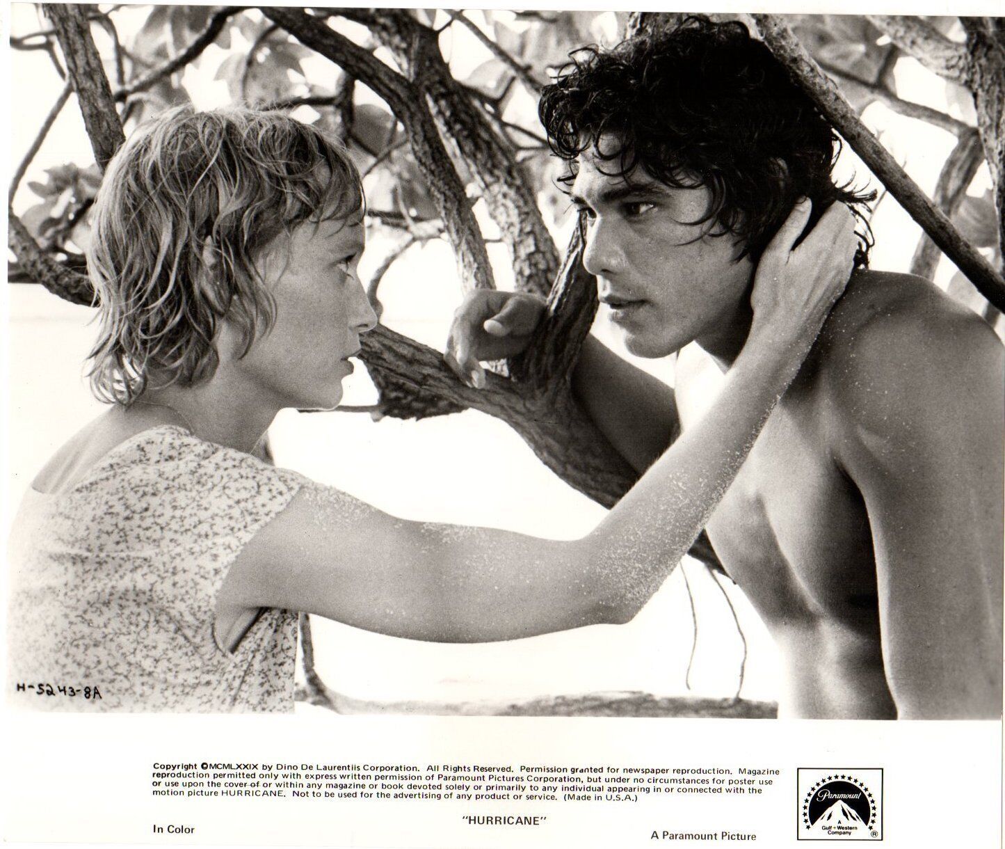 *HURRICANE (1979) Mia Farrow Falls For Younger Samoan Chieftain Dayton K... - $20.00
