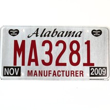 Untagged United States Alabama Heart of Dixie Manufacturer License Plate MA3281 - £13.13 GBP