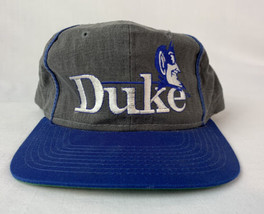 Vintage The Game Snapback Hat Duke Blue Devils Team Logo Cap Hip Hop 90s - $24.99