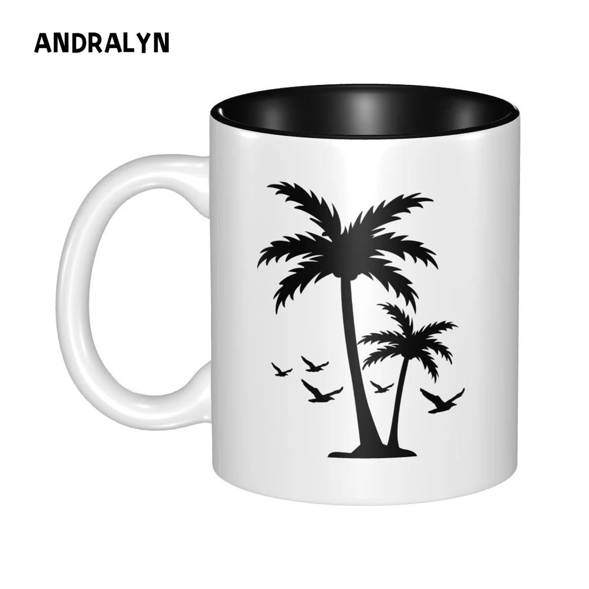 Palm Tree Mug Milk Tea Coffee Mugs Friends Birthday Gift - £15.82 GBP