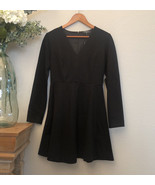 NWT Saks Fifth Avenue Black Long Sleeve Dress - $45.00