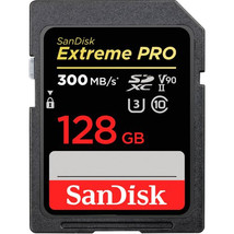 Wdt - Retail Mobile SDSDXDK-128G-ANCIN 128GB Extreme Pro Sd 300/260MB/S V90 C10 - £277.14 GBP