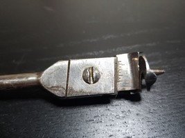 Antique Brace Drill Bit Wright Expansive Adjustable Spade Rare Patent 1913 - £15.99 GBP