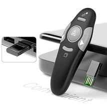 Wireless USB Flip Pen Pointer Red Light Conference Remote Control - £9.46 GBP