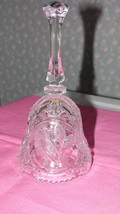 VINTAGE LEAD CRYSTAL ENGRAVED ETCHED BIRD/LEAVES DESIGN CRYSTAL DINGER - $282.50 MXN