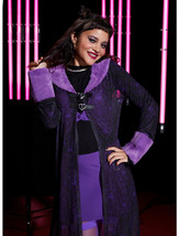 Mattel Monster High Clawdeen Purple Girls Sheer Duster Coat L, Large - $29.99