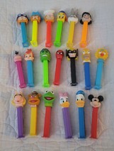 Lot Of 30 PEZ Dispensers- Garfield, Disney, Muppets, Simpsons, Marvel &amp; More! - £10.05 GBP