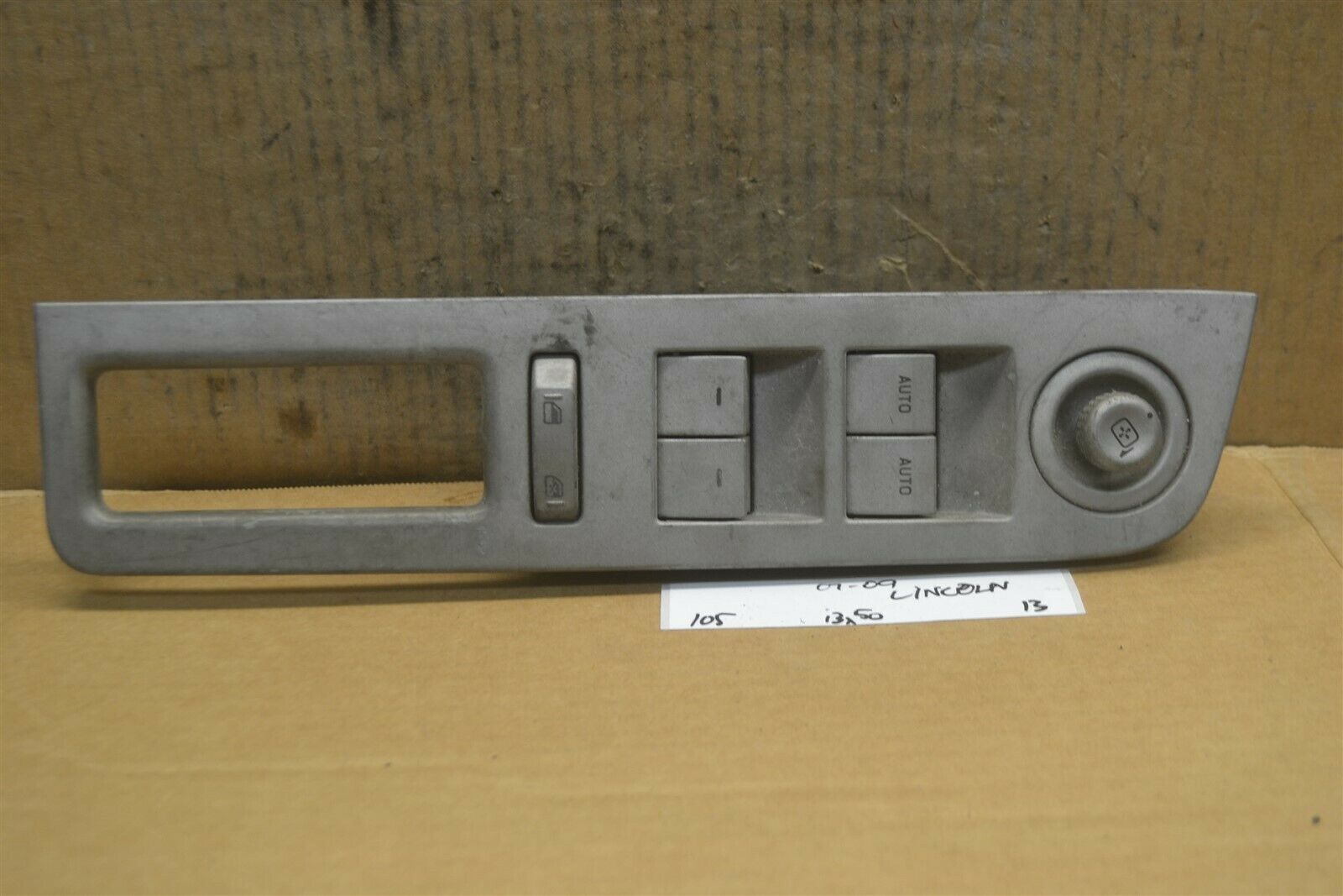2006 Lincoln MKX Master Switch OEM Door Window 7A1B7814B363A Lock 105-13 bx50  - $8.99