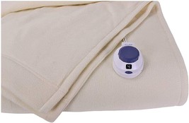 Perfect Fit Softheat | Luxury Micro-Fleece Heated Electric Warming, Natural - £50.14 GBP