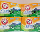 4X Arm &amp; Hammer Clean Scentsations Clean Mountain Fabric Softener Sheets... - £24.14 GBP