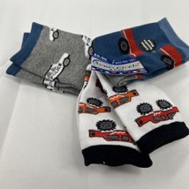 Amity Hosiery 3 pairs sock Car Fire Police Kid Cotton Polyester Spandex Red Blue - £4.14 GBP