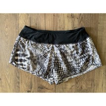 Nike Dri-Fit Running Shorts 811462 Black White Tie Dye Athletic Women&#39;s ... - $14.69