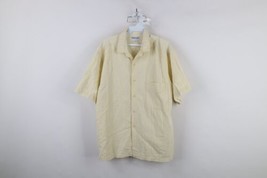 Vtg 70s 80s Patagonia Mens Large Striped Seersucker Short Sleeve Button Shirt - £114.68 GBP