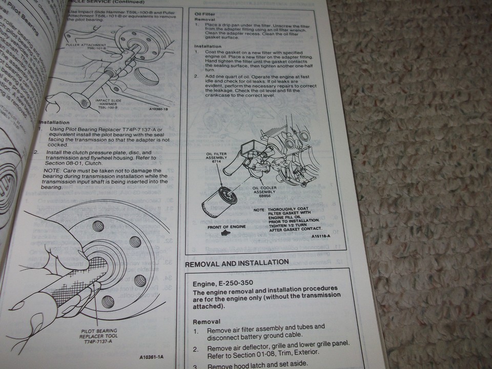 1992 Ford F-150 F-250 F250 350 BRONCO TRUCK Service Shop Repair Manual Set OEM x Item image 10