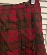 The Scottish Shop Kilt Skirt Virgin Wool Plaid  - $49.49