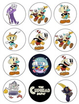 The Cuphead Show Cuphead Mugman Miss Chalice Devil King Dice Elder Kettl... - $14.95