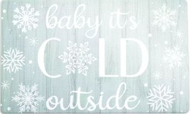 ANTI-FATIGUE Non Slip Pvc Floor MAT(18&quot;x30&quot;) Christmas,Baby It&#39;s Cold Outside,Ww - £19.94 GBP