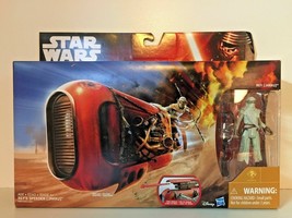 Rey&#39;s Speeder Star Wars The Force Awakens Vehicle Rey Jakku Hasbro NIB Disney - £20.76 GBP