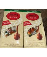 Lindt ~ 2-Bags Oatmilk Chocolate Lindor Truffles 5.1 oz Non-Dairy ~ 10/3... - $36.54 CAD