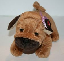 Applause Pug Dog 10" Animated Pants Barks Tail Wags Brown Plush Soft Toy... - $22.75
