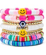 7Pcs Bracelets Set Colorful  - £26.77 GBP