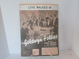 Love Walked In Goldwyn Follies Charlie Mccarthy Edgar Bergen 1930&#39;S Sheet Music - £5.49 GBP