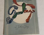 Vintage Father’s Day Card Loving Wishes From Your Daughter Box4 - $3.95