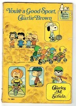 VINTAGE 1976 Peanuts You&#39;re a Good Sport Charlie Brown Paperback Book  - £11.66 GBP