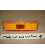 74 Dodge Dart Plymouth AMBER FRONT FENDER SIDE MARKER LIGHT #3587437, #8... - $54.25 CAD