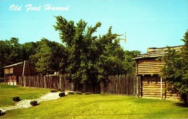 Old Fort Pioneer Memorial State Park Harrodsburg Kentucky Postcard - £4.05 GBP