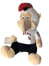 Rare Los Angeles Angels Rally Monkey Mlb Baseball 21&quot; Plush With Zipper Back Nwt - £19.77 GBP