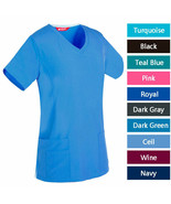 Women&#39;s V-Neck Scrub Top - 3 Pockets &amp; 2 Loops - $19.98