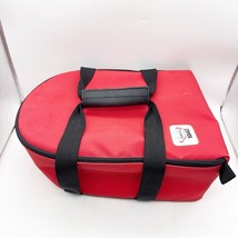 Pyrex Portables Insulated Bag Hot &amp; Cold Fits Up To 11”x9”x 5” Red And B... - $29.99
