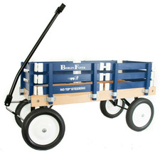 Blue BERLIN FLYER CLASSIC Wooden No Tip WAGON -  MADE in the USA - $289.97