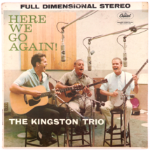 The Kingston Trio – Here We Go Again! - 1959 Folk Vinyl LP LA Pressing ST-1258 - $7.10