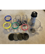 12 pc Mixed Lot Magic Bullet (Ninja) Replacement Cups, Gaskets, Lids, Bl... - €34,45 EUR