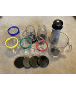 12 pc Mixed Lot Magic Bullet (Ninja) Replacement Cups, Gaskets, Lids, Bl... - £31.28 GBP