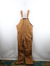 Vintage Dickies Mens Large Distressed Insulated Double Knee Overalls Duck Brown - £66.15 GBP