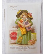 1989 Henry Ford Museum Heckers&#39; Flour Old Fashioned Children Trade Cards - £4.50 GBP