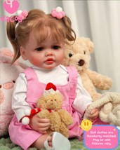 VACOS Lifelike Reborn Baby Dolls 22-inch Soft Body Realistic Newborn Baby Dolls - £52.30 GBP