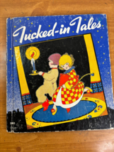 1939 Tucked-In Tales Children&#39;s Story Book by Patten Beard  - Stiff Board Covers - £14.11 GBP