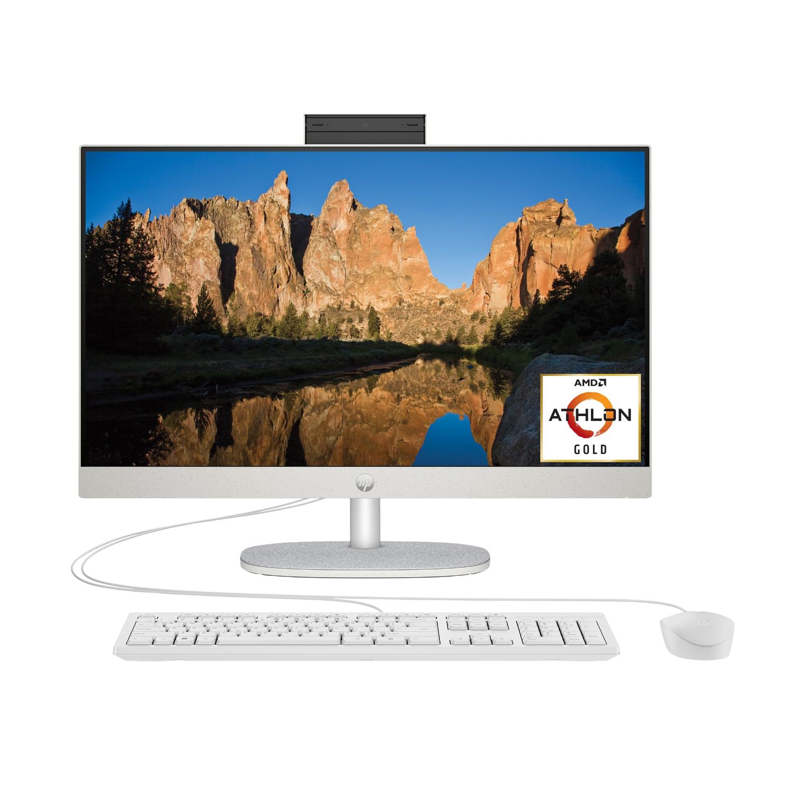 HP 23.8 inch All-in-One Desktop PC, FHD Display, AMD Athlon Silver 7120U... - $606.58+