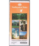 AAA Road Map Southeastern States 1996 - £6.24 GBP