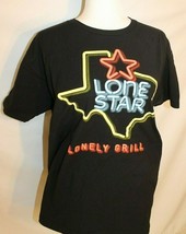 LONE STAR LONELY GRILL T-SHIRT LARGE 20TH ANNIVERSARY BLACK SHORT SLEEVE... - £13.60 GBP
