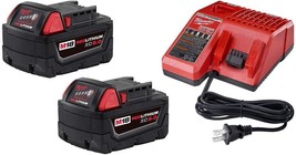 Milwaukee 48-59-1850P M18 18-Volt Lithium-Ion Starter Kit with Two 5.0 Ah - $184.99