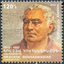 Armenia 2019. 100th anniversary of Hrachya Hovhannissian (MNH OG) Stamp - £0.77 GBP