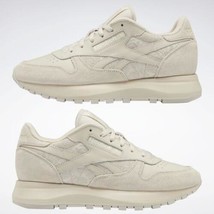 Reebok Women&#39;s Classic Leather Sp Casual Sneakers Beige GV8928 Size 5.5M - £56.21 GBP